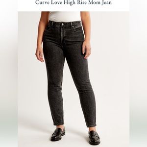 Abercrombie Curve Love High Rise Mom Jean
